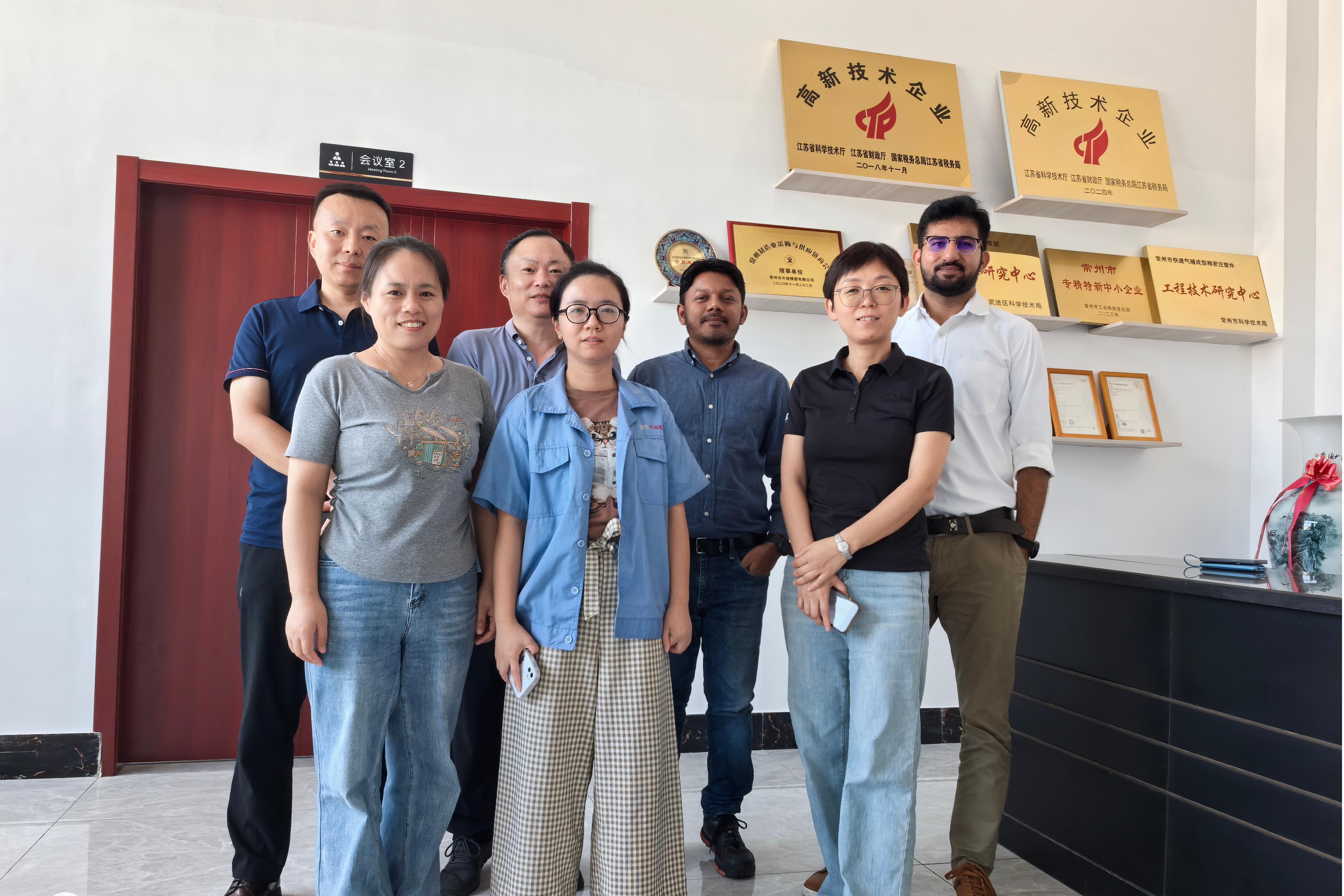 美国IDEX集团印度代表团莅临m88明昇参观技术交流